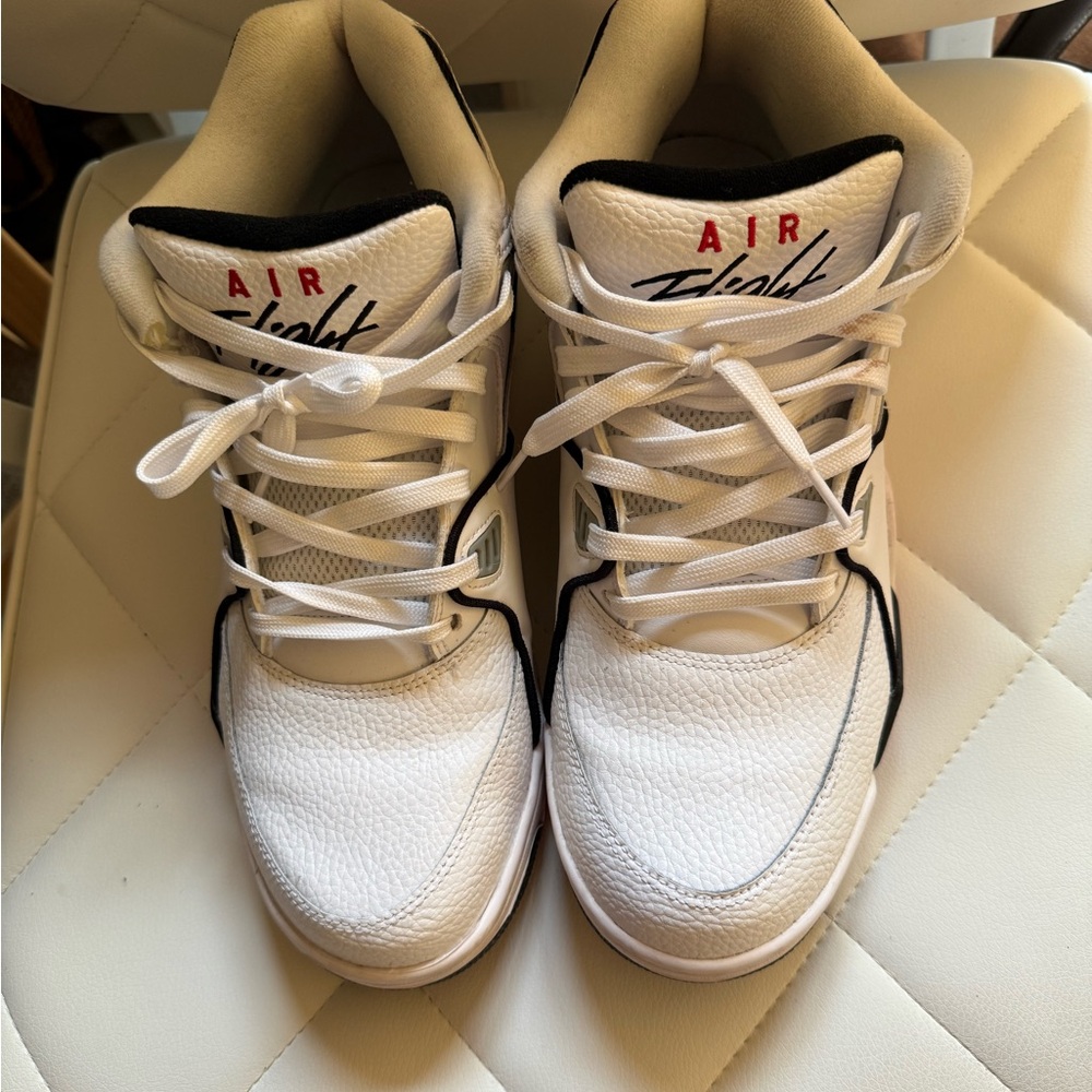 Nike White Sneakers with Chunky Design